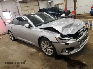 2019 Audi A6 Premium with VIN WAUD8AF29KN128023, listed as a Copart auction lot 53228935 with 53,577 mi miles and Salvage title. Bid and sale history available at DreamBid. Image 4.