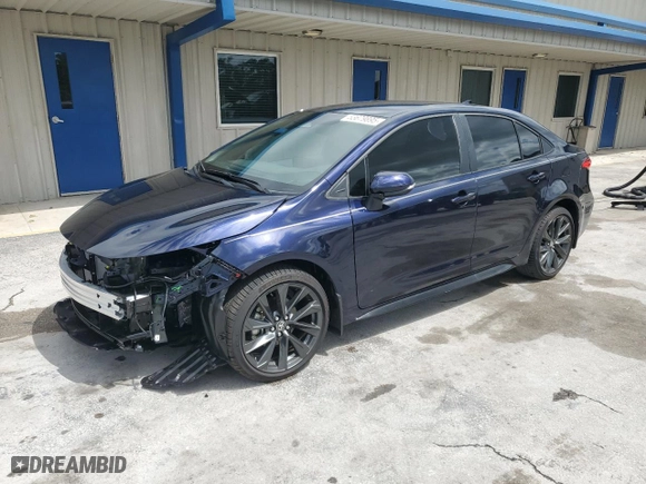 2024 Toyota Corolla SE with VIN 5YFS4MCE6RP216272, listed as a Copart auction lot 53679895 with 9,339 mi miles and Salvage Title. Bid and sale history available at carsss.com. Image 1.