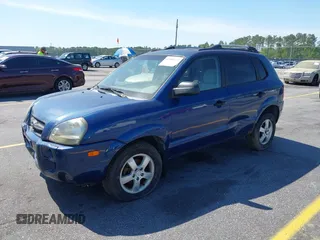 2005 Hyundai Tucson GL with VIN KM8JM12B85U233228, listed as a IAAI auction lot 42051627 with 170,742 mi miles. Bid and sale history available at carsss.com. Image 2.