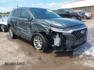2020 Hyundai Santa Fe SEL with VIN 5NMS3CAD5LH256335, listed as a IAAI auction lot 39431062 with 46,983 mi miles. Bid and sale history available at carsss.com. Image 1.
