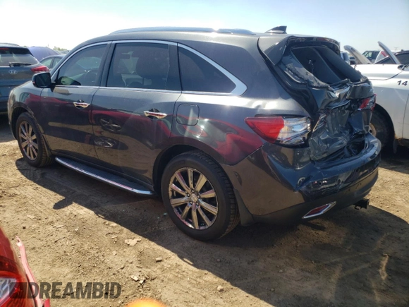 2016 Acura MDX w/Advance with VIN 5FRYD4H93GB001669, listed as a Copart auction lot 54585244 with 159,429 mi miles and Salvage Title. Bid and sale history available at carsss.com. Image 2.