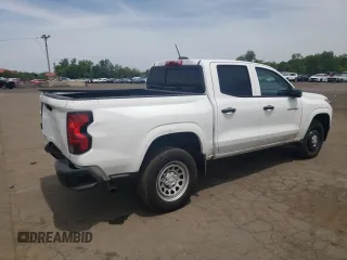 2024 Chevrolet Colorado 2WD Work Truck with VIN 1GCGSBEC9R1268446, listed as a Copart auction lot 56585935 with 7,999 mi miles and Salvage title. Bid and sale history available at DreamBid. Image 3.
