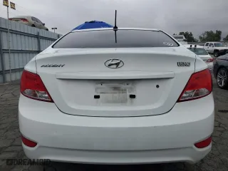 2016 Hyundai Accent SE with VIN KMHCT4AE9GU962740, listed as a Copart auction lot 53553055 with 134,145 mi miles and Salvage Title. Bid and sale history available at carsss.com. Image 6.