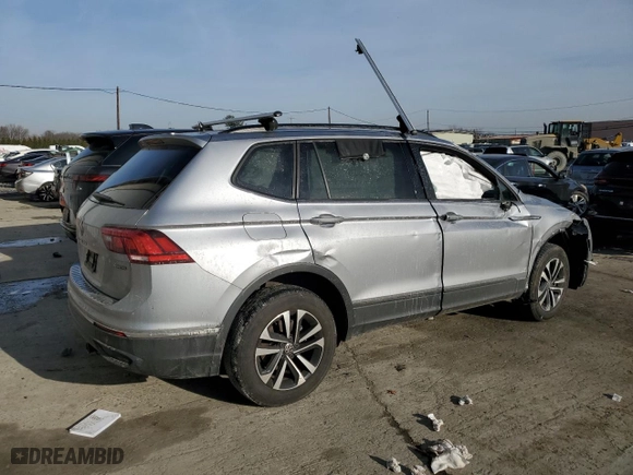 2022 Volkswagen Tiguan S with VIN 3VV0B7AX4NM131372, listed as a Copart auction lot 86389294 with 0 mi miles and Salvage Title. Bid and sale history available at carsss.com. Image 3.
