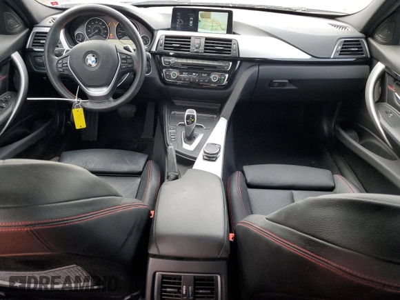 2017 BMW 3 Series 330i with VIN WBA8B9C56HK884452, listed as a Copart auction lot 52417725 with 33,007 mi miles and Salvage Title. Bid and sale history available at carsss.com. Image 8.