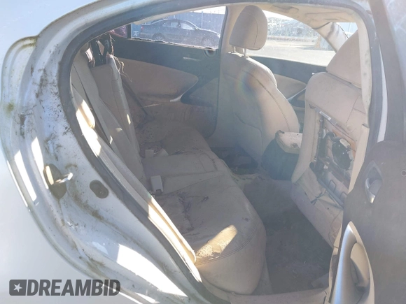 2006 Lexus IS 250 with VIN JTHBK262165021067, listed as a IAAI auction lot 41561905 with Not provided miles and . Bid and sale history available at DreamBid. Image 8.