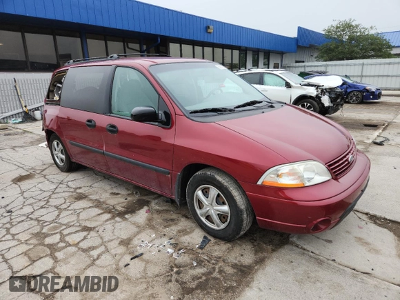 2003 Ford Windstar LX with VIN 2FMZA51493BB03497, listed as a Copart auction lot 59277735 with 102,064 mi miles and Salvage title. Bid and sale history available at DreamBid. Image 4.