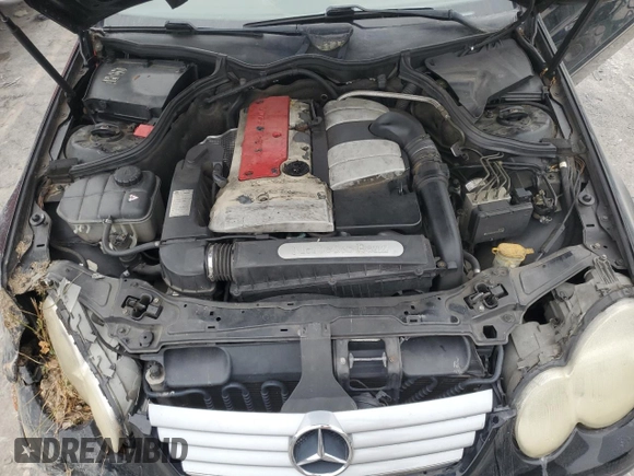 2002 Mercedes-Benz C 230/260/280/320 with VIN WDBRN47J62A348203, listed as a Copart auction lot 54551994 with 196,997 mi miles and Salvage Title. Bid and sale history available at DreamBid. Image 12.
