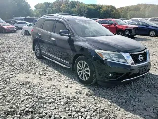 2013 Nissan Pathfinder SL with VIN 5N1AR2MM1DC616003, listed as a Copart auction lot 75128384 with 115,120 mi miles and Salvage Title. Bid and sale history available at carsss.com. Image 12.