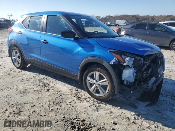 2023 Nissan Kicks S with VIN 3N1CP5BV8PL539545, listed as a Copart auction lot 42906275 with 9,361 mi miles and Salvage Title. Bid and sale history available at DreamBid. Image 4.