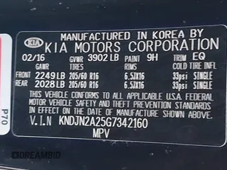 2016 Kia Soul z VIN KNDJN2A25G7342160, wystawiony jako IAAI lot #40857245 z przebiegiem 64 154 mil mil oraz . Historia ofert i sprzedaży dostępna na DreamBid. Obrazek 9.
