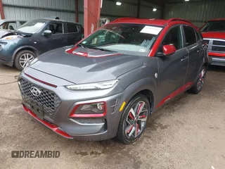2019 Hyundai Kona Ultimate with VIN KM8K53A5XKU303722, listed as a IAAI auction lot 42095984 with 66,134 mi miles and . Bid and sale history available at DreamBid. Image 18.