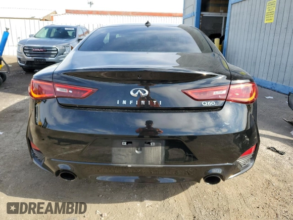 2019 Infiniti Q60 3.0t LUXE with VIN JN1EV7EK9KM230869, listed as a Copart auction lot 50229155 with 40,385 mi miles and Salvage Title. Bid and sale history available at carsss.com. Image 6.