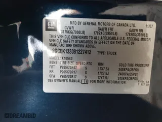 2008 Chevrolet Silverado 1500 LTZ with VIN 2GCEK133081227412, listed as a Copart auction lot 89009515 with 217,492 mi miles and Salvage Title. Bid and sale history available at carsss.com. Image 14.