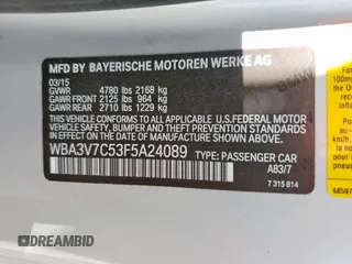 2015 BMW 4 Series 428i with VIN WBA3V7C53F5A24089, listed as a Copart auction lot 59936155 with Not provided miles and Salvage title. Bid and sale history available at DreamBid. Image 14.