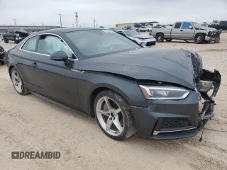 2018 Audi A5 Premium Plus with VIN WAUTNAF5XJA062229, listed as a Copart auction lot 51327825 with Not Provided miles and Salvage Title. Bid and sale history available at DreamBid. Image 4.
