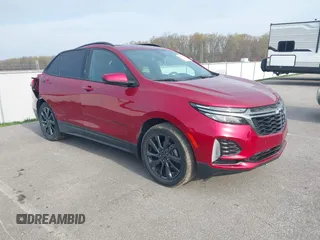 2022 Chevrolet Equinox RS with VIN 3GNAXMEV4NS167755, listed as a IAAI auction lot 42000279 with 22,787 mi miles and . Bid and sale history available at DreamBid. Image 1.