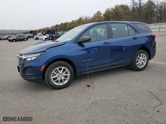 2022 Chevrolet Equinox LS with VIN 2GNAXSEV4N6106117, listed as a Copart auction lot 86970264 with 41,584 mi miles and Salvage Title. Bid and sale history available at carsss.com. Image 1.