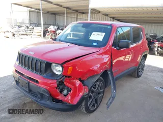 2020 Jeep Renegade Sport with VIN ZACNJBAB3LPM09233, listed as a IAAI auction lot 41751376 with 71,900 mi miles and . Bid and sale history available at DreamBid. Image 2.