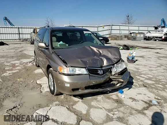 2004 Honda Odyssey EX-L with VIN 5FNRL189X4B000098, listed as a Copart auction lot 44367915 with 222,786 mi miles and Salvage Title. Bid and sale history available at DreamBid. Image 11.