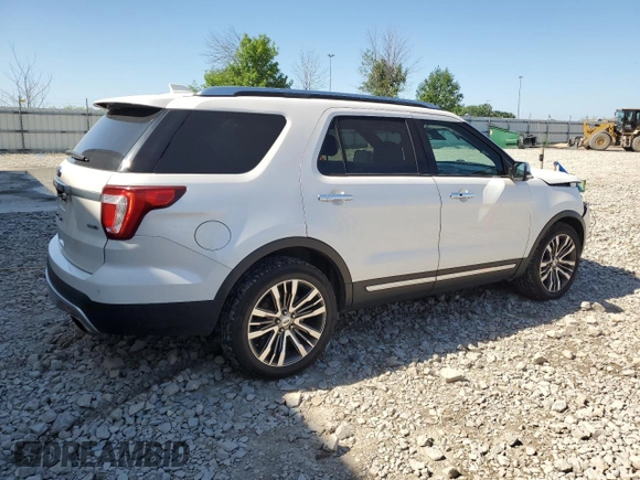2016 Ford Explorer Platinum with VIN 1FM5K8HTXGGB92781, listed as a Copart auction lot 63209675 with 116,285 mi miles and Non repairable. Bid and sale history available at DreamBid. Image 3.