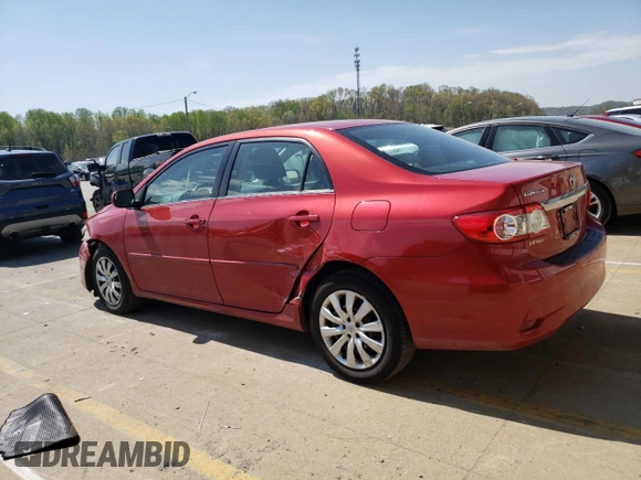 2013 Toyota Corolla L with VIN 2T1BU4EE1DC967124, listed as a Copart auction lot 52697915 with 206,278 mi miles and Salvage Title. Bid and sale history available at DreamBid. Image 2.