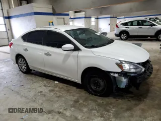 2017 Nissan Sentra SV with VIN 3N1AB7AP5HL641598, listed as a Copart auction lot 51450245 with 131,993 mi miles and Salvage Title. Bid and sale history available at carsss.com. Image 4.