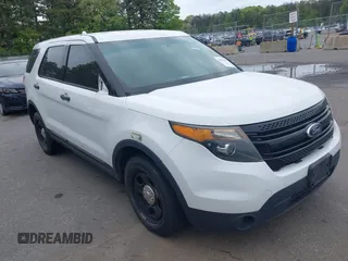2014 Ford Police Interceptor Utility z VIN 1FM5K8AR9EGC60600, wystawiony jako IAAI lot #42263027 z przebiegiem 149 422 mil mil oraz . Historia ofert i sprzedaży dostępna na DreamBid. Obrazek 1.