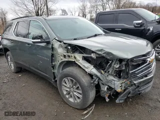 2022 Chevrolet Traverse LT Leather with VIN 1GNEVHKW4NJ177926, listed as a Copart auction lot 48199255 with 35,579 mi miles and Salvage Title. Bid and sale history available at carsss.com. Image 4.