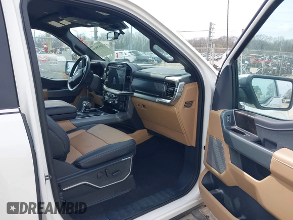 2023 Ford F-150 XL with VIN 1FTFW1E8XPFA36850, listed as a IAAI auction lot 41679919 with 23,909 mi miles. Bid and sale history available at carsss.com. Image 5.