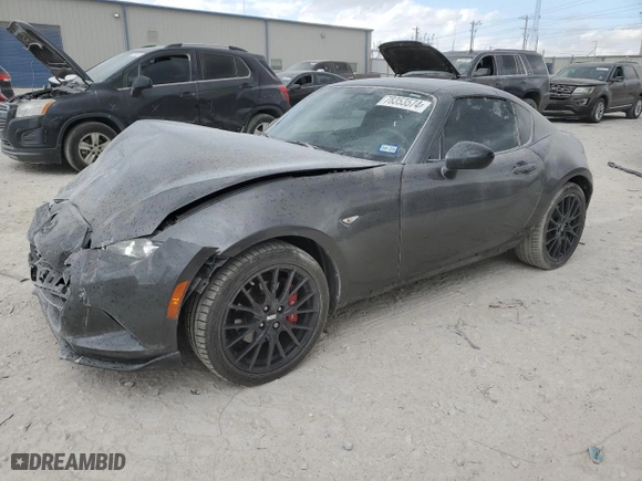 2017 Mazda MX-5 Miata RF Club with VIN JM1NDAL7XH0103303, listed as a Copart auction lot 78353574 with 29,933 mi miles and Salvage Title. Bid and sale history available at carsss.com. Image 1.