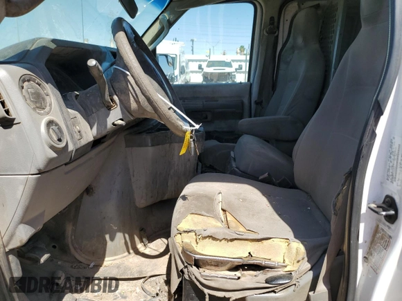 2012 Ford Econoline Cargo Super Duty Commercial with VIN 1FTSS3EL9CDB12784, listed as a Copart auction lot 57256595 with 369,541 mi miles and Salvage title. Bid and sale history available at DreamBid. Image 7.