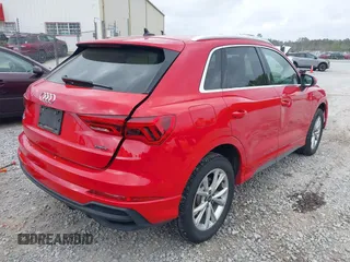 2023 Audi Q3 S line Premium with VIN WA1DECF3XP1068746, listed as a IAAI auction lot 41807775 with 38,993 mi miles and . Bid and sale history available at DreamBid. Image 4.