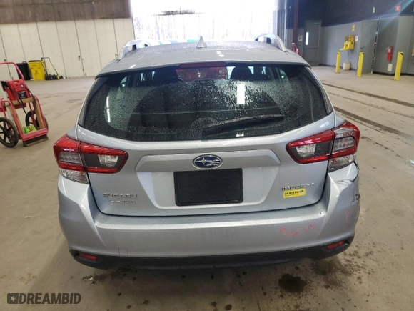 2022 Subaru Impreza Premium with VIN 4S3GTAD69N3723989, listed as a Copart auction lot 51845205 with 24,407 mi miles and Salvage Title. Bid and sale history available at carsss.com. Image 6.