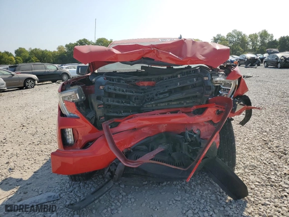 2020 GMC Sierra 1500 Elevation with VIN 3GTP9CEK5LG438111, listed as a Copart auction lot 69051304 with 0 mi miles and Salvage Title. Bid and sale history available at carsss.com. Image 4.