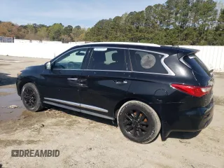 2013 Infiniti JX35 with VIN 5N1AL0MN0DC328195, listed as a Copart auction lot 51156465 with 217,380 mi miles and Salvage Title. Bid and sale history available at carsss.com. Image 2.