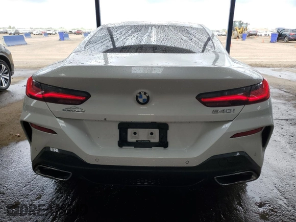 2023 BMW 8 Series 840i with VIN WBAAE4C03PCL64184, listed as a Copart auction lot 59950254 with 23,624 mi miles and Clean Title. Bid and sale history available at carsss.com. Image 6.