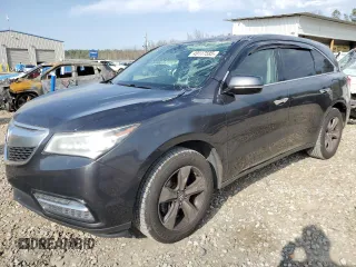 2016 Acura MDX with VIN 5FRYD3H24GB008286, listed as a Copart auction lot 49117595 with 97,415 mi miles and Salvage Title. Bid and sale history available at carsss.com. Image 1.