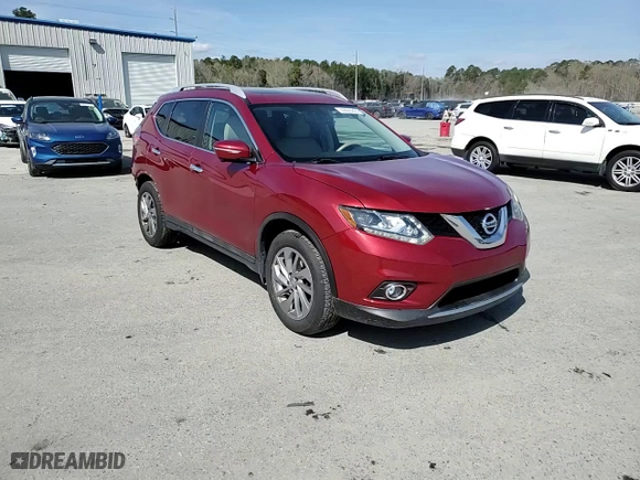 2015 Nissan Rogue SV with VIN 5N1AT2MT6FC809839, listed as a Copart auction lot 49095335 with 138,255 mi miles and Salvage Title. Bid and sale history available at carsss.com. Image 15.