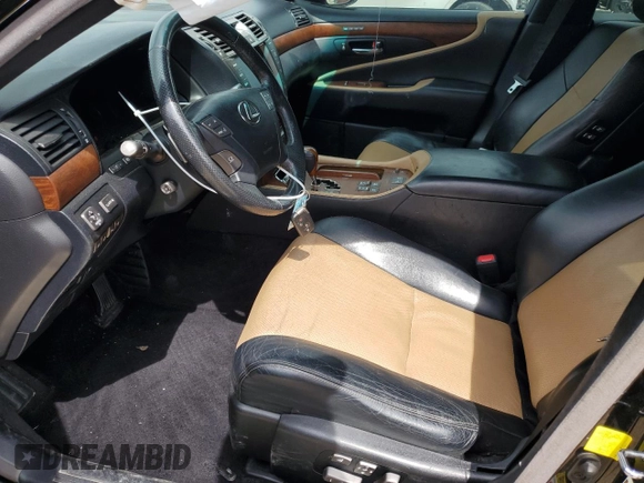 2012 Lexus LS 460 z VIN JTHBL5EFXC5109873, wystawiony jako Copart lot #51609035 z przebiegiem 154 154 mil mil oraz Czysty tytuł • Clean title. Historia ofert i sprzedaży dostępna na DreamBid. Obrazek 7.