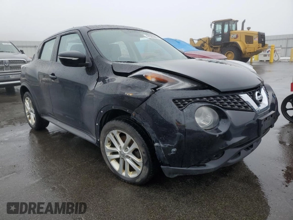 2016 Nissan Juke S with VIN JN8AF5MV0GT654855, listed as a Copart auction lot 47583385 with 113,628 mi miles and Salvage Title. Bid and sale history available at carsss.com. Image 4.