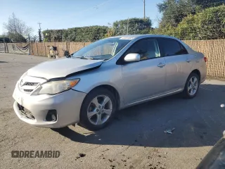2012 Toyota Corolla L with VIN 2T1BU4EE0CC765650, listed as a Copart auction lot 49553865 with 145,947 mi miles and Salvage Title. Bid and sale history available at carsss.com. Image 1.