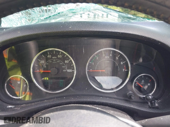 2012 Jeep Wrangler Unlimited Sport with VIN 1C4BJWDG8CL120308, listed as a IAAI auction lot 42365817 with 190,619 mi miles and . Bid and sale history available at DreamBid. Image 7.