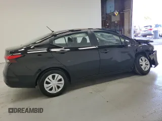 2024 Nissan Versa S with VIN 3N1CN8DVXRL906551, listed as a Copart auction lot 52995055 with 14,189 mi miles and Salvage Title. Bid and sale history available at carsss.com. Image 3.