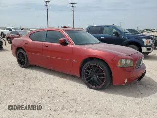 2006 Dodge Charger R/T with VIN 2B3KA53H56H195877, listed as a Copart auction lot 54815945 with 204,993 mi miles and Salvage Title. Bid and sale history available at carsss.com. Image 4.