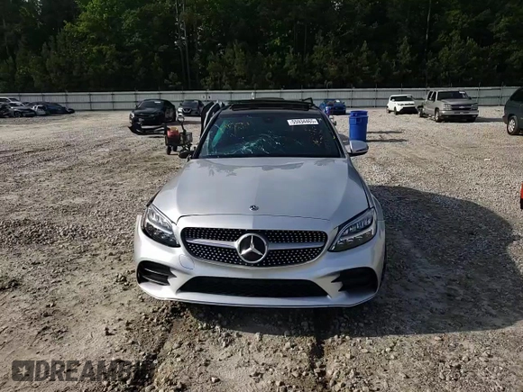 2021 Mercedes-Benz C 300 with VIN W1KWF8DB1MR604683, listed as a Copart auction lot 55934465 with Not provided miles and Salvage title. Bid and sale history available at DreamBid. Image 13.