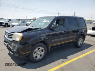 2013 Honda Pilot LX with VIN 5FNYF4H27DB084100, listed as a Copart auction lot 62099595 with 173,940 mi miles and Salvage title. Bid and sale history available at DreamBid. Image 1.