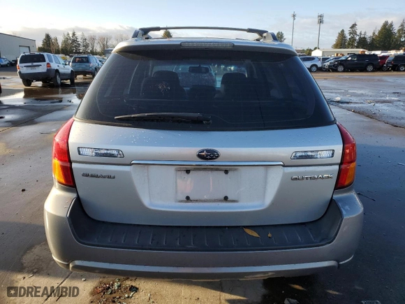 2007 Subaru Legacy Wagon Outback with VIN 4S4BP61C677333896, listed as a Copart auction lot 81715344 with 197,295 mi miles and Salvage Title. Bid and sale history available at carsss.com. Image 6.