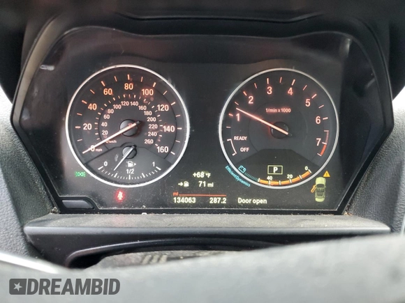 2016 BMW 2 Series 228i xDrive with VIN WBA1L9C55GV325194, listed as a Copart auction lot 72224004 with 134,063 mi miles and Salvage Title. Bid and sale history available at carsss.com. Image 9.