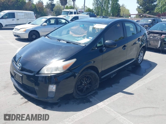 2011 Toyota Prius I with VIN JTDKN3DU3B1383339, listed as a IAAI auction lot 42086995 with 246,239 mi miles. Bid and sale history available at carsss.com. Image 2.